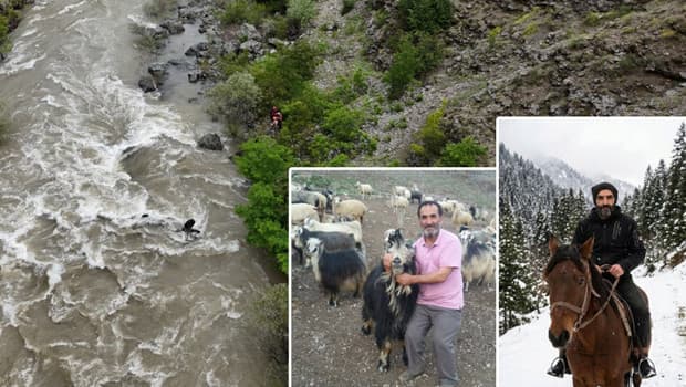 Artvin'de Çoruh Nehri'ne düşen otomobilde baba-oğul kayboldu