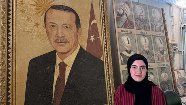 Suriyeli sanatçılar, 100 bin mozaikle Erdoğan'ın portresini yaptı