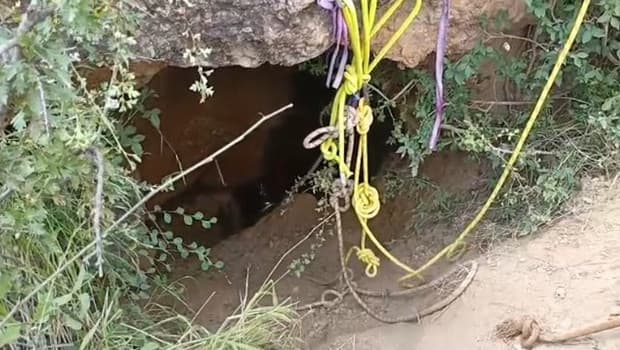 Çorum'da mağarada mahsur kalan kişinin cesedi çıkarılamadı