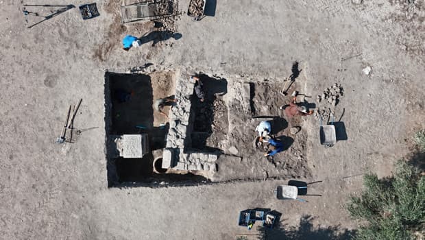 Çanakkale'de 1500 yıllık Hristiyan kalıntıları bulundu