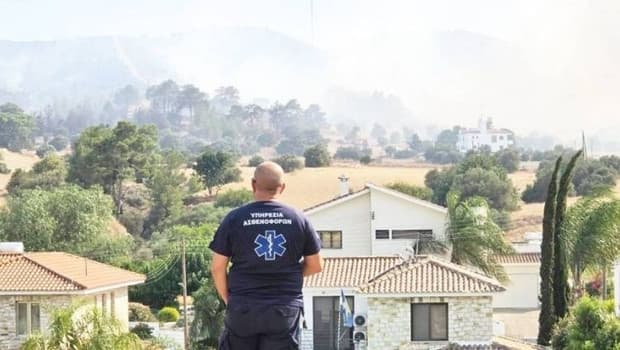 Kıbrıs Rum yönetiminde tatbikatta orman yangını çıktı