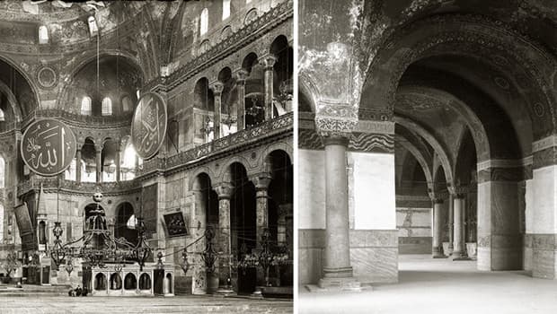 Ayasofya'nın Tarihi Fotoğrafları Sanatseverlerle Buluştu