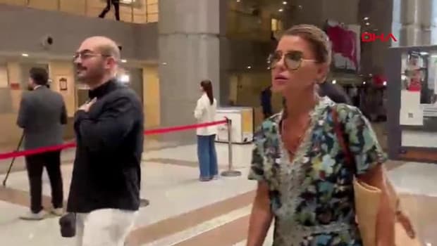 Gülben Ergen, Ahbap Derneği soruşturması kapsamında adliyede ifade verdi