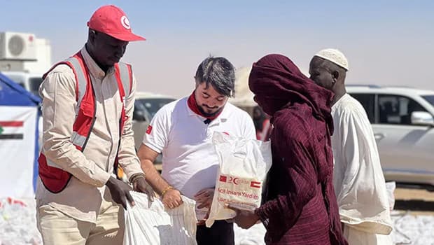 Türk Kızılay, Sudan'da 1000 aileye gıda yardımı yaptı