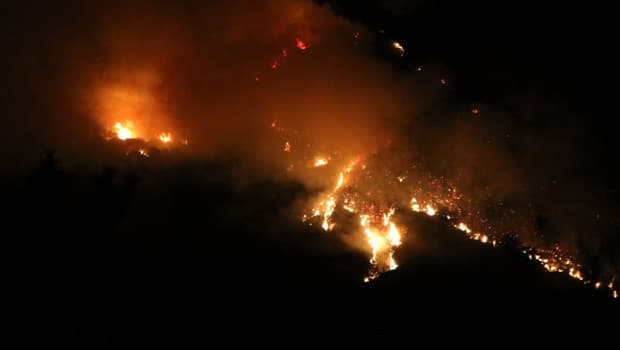 Antalya ve Manisa'da orman yangınlarıyla mücadele devam ediyor