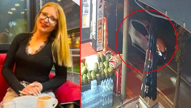 Genç kıza çarpan sürücü teslim oldu, kaza anı kamerada