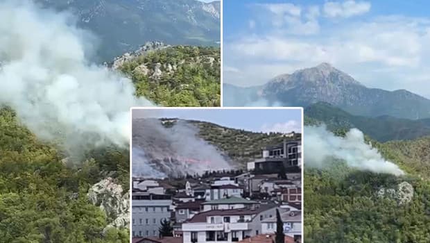 Antalya ve Balıkesir'de orman yangınları devam ediyor