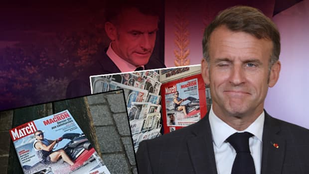 Macron, Fransız Rivierası'nda jet ski kullanırken görüntülendi