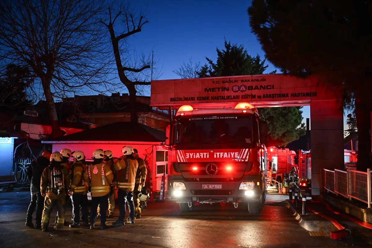 İstanbul'da hastane yangını