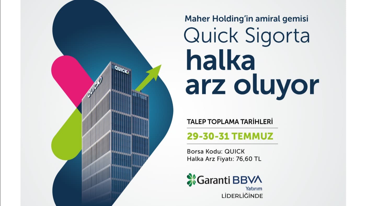 Quick Sigorta halka arz sürecine giriyor