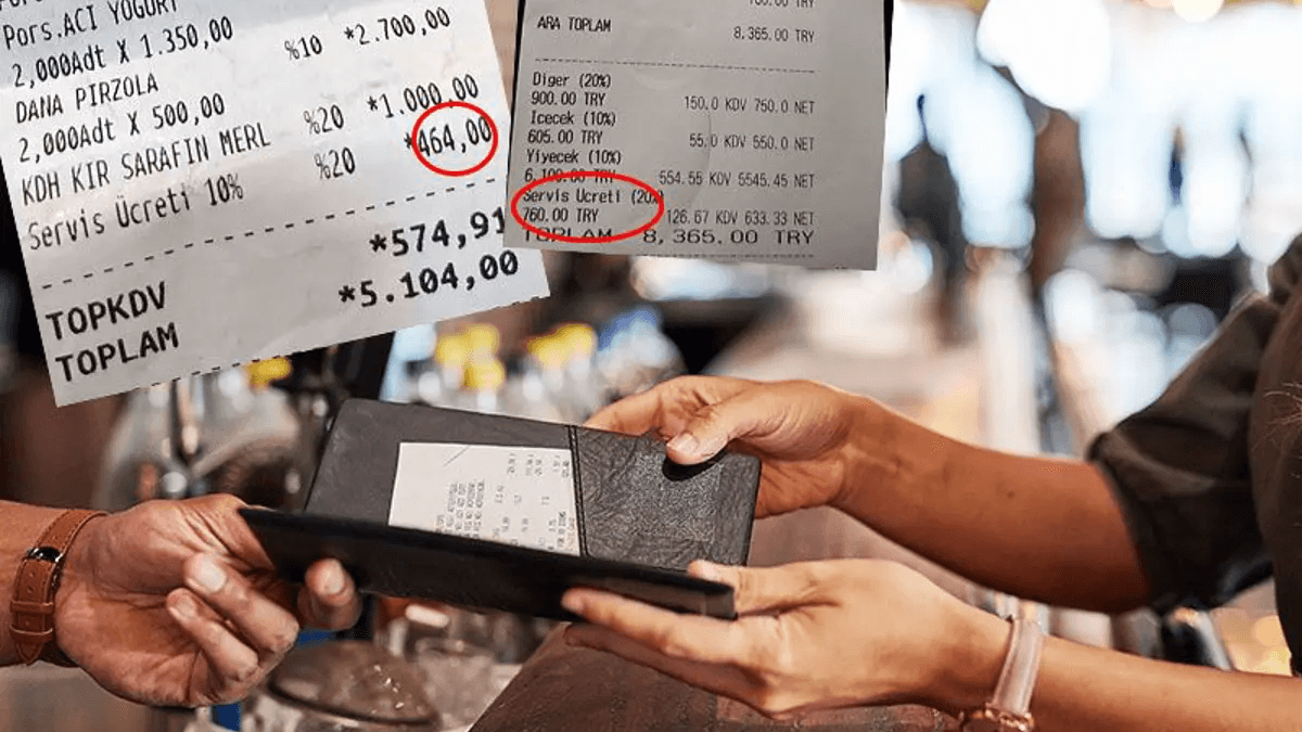 Restoran ve kafelerde ek ücret talep edilemeyecek