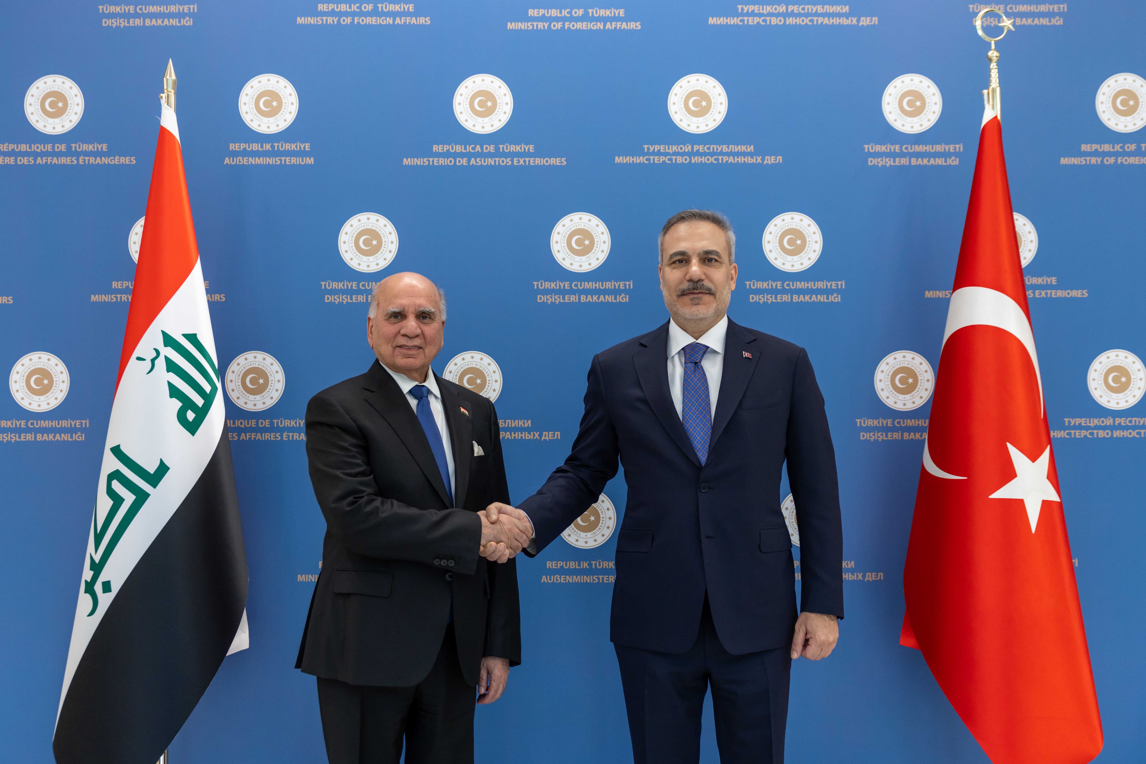Dışişleri Bakanı Fidan, Iraklı mevkidaşı Hüseyin ile Ankara'da buluştu