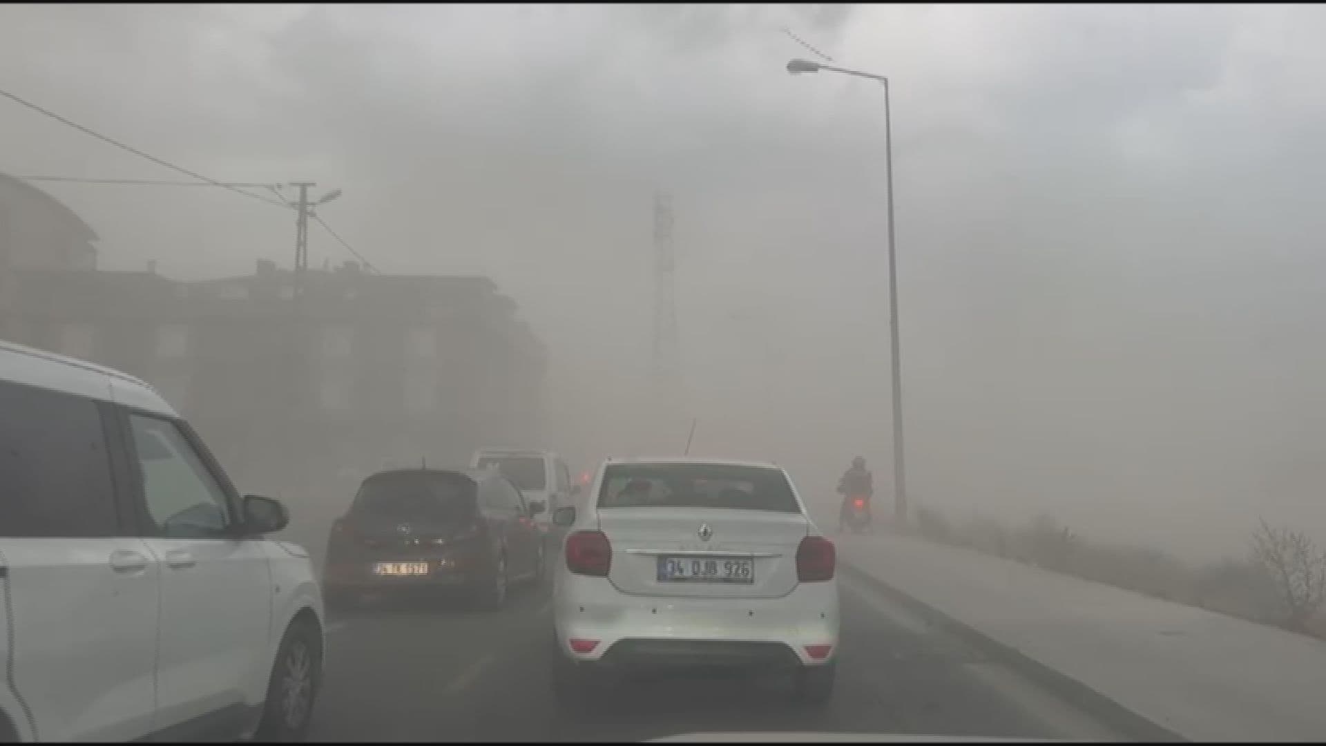 İstanbul'da kuvvetli fırtına etkili oluyor