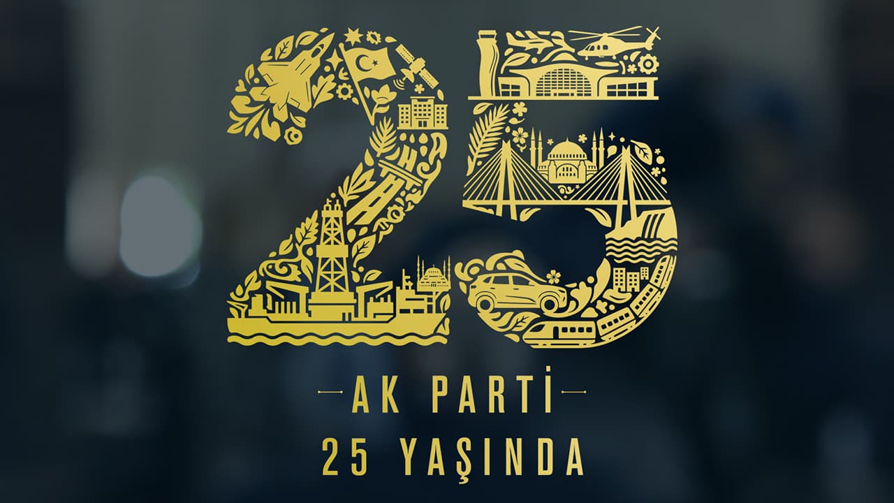 AK Parti'nin 25. yıl logosundaki figürler neyi simgeliyor?