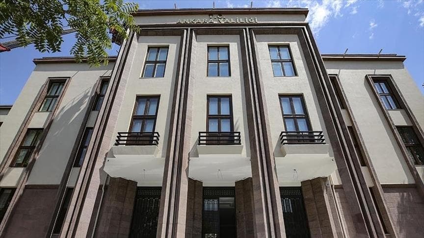 Ankara'da 13 Günlük Eylem Yasağı İlan Edildi