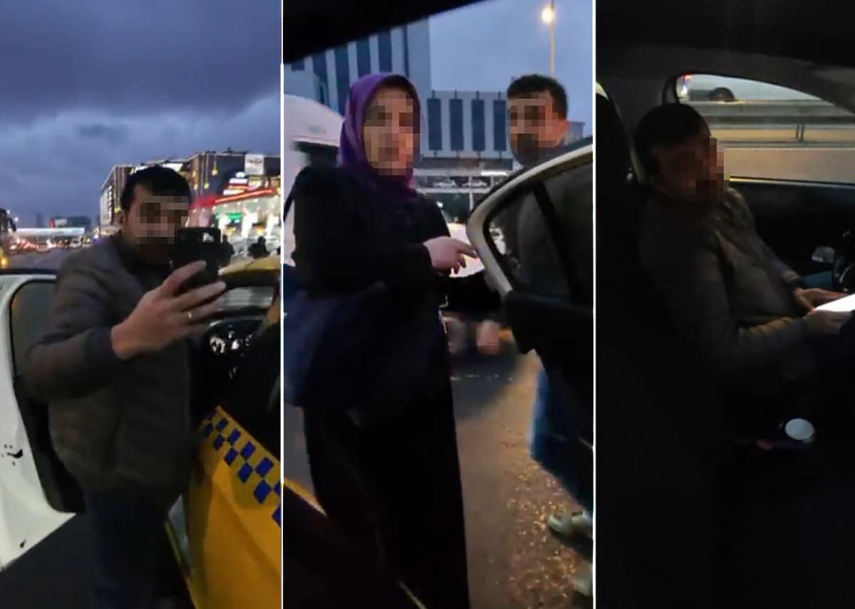 Taksici yine yolcu seçti. Trafiği yoğun buldu, engelli vatandaşları araçtan indirdi