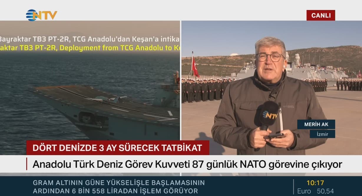 Anadolu Türk Deniz Görev Kuvveti 87 günlük NATO görevine çıkıyor