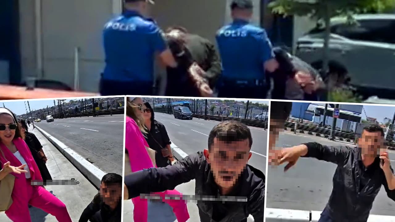 Galata Köprüsü'nde dolandırıcılık iddiasına turist müdahale etti