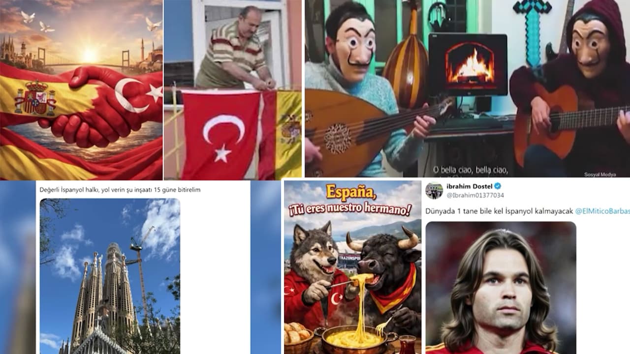 Sosyal medyada İspanya rüzgarı