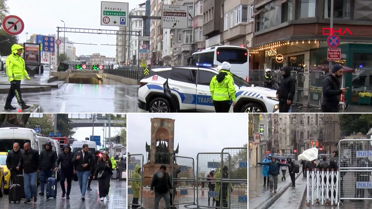İstanbul'da 1 Mayıs önlemleri: Taksim kapatıldı, birçok noktada güvenlik önlemi alındı