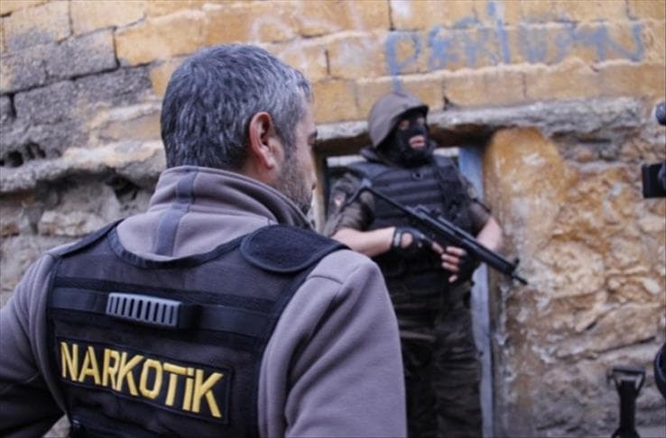 Gaziantep'te uyuşturucu operasyonunda 382 kişi gözaltına alındı