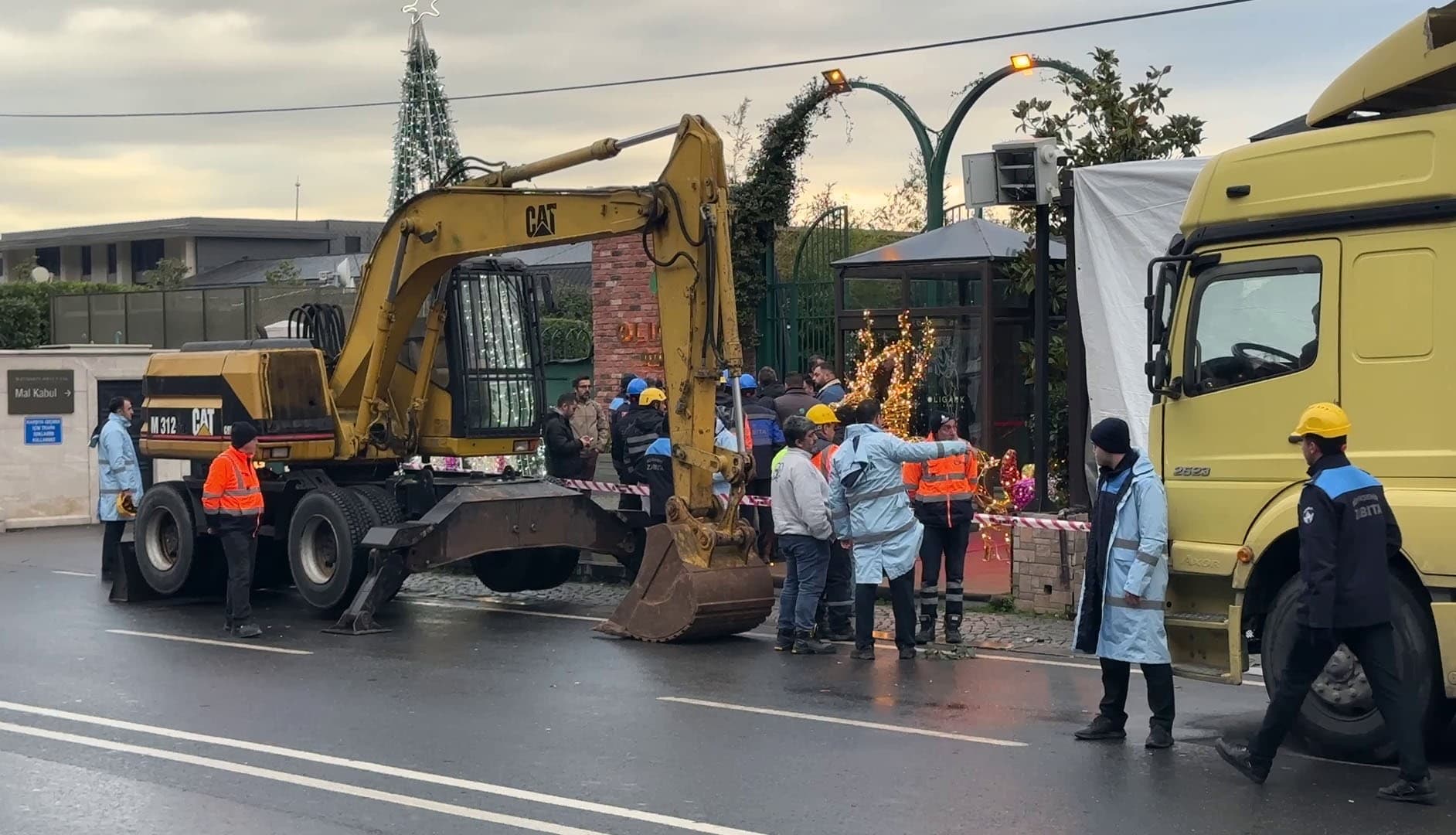 Ünlü gece kulübü Oligark'ta yıkım