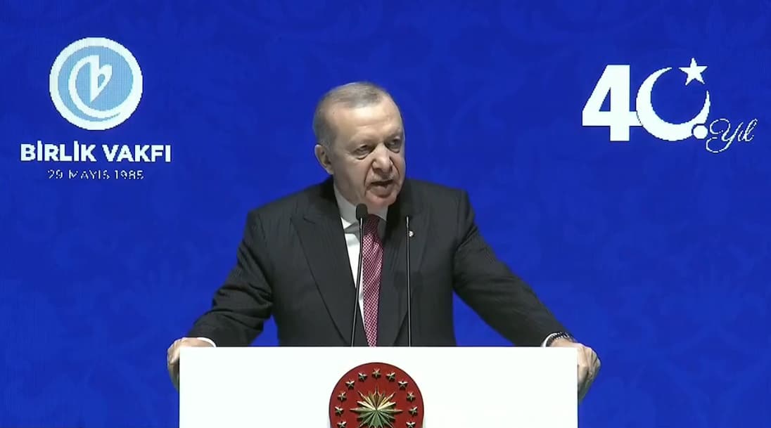 Cumhurbaşkanı Erdoğan: Birlik Vakfı 40 yıldır mühim bir misyonu yerine getiriyor