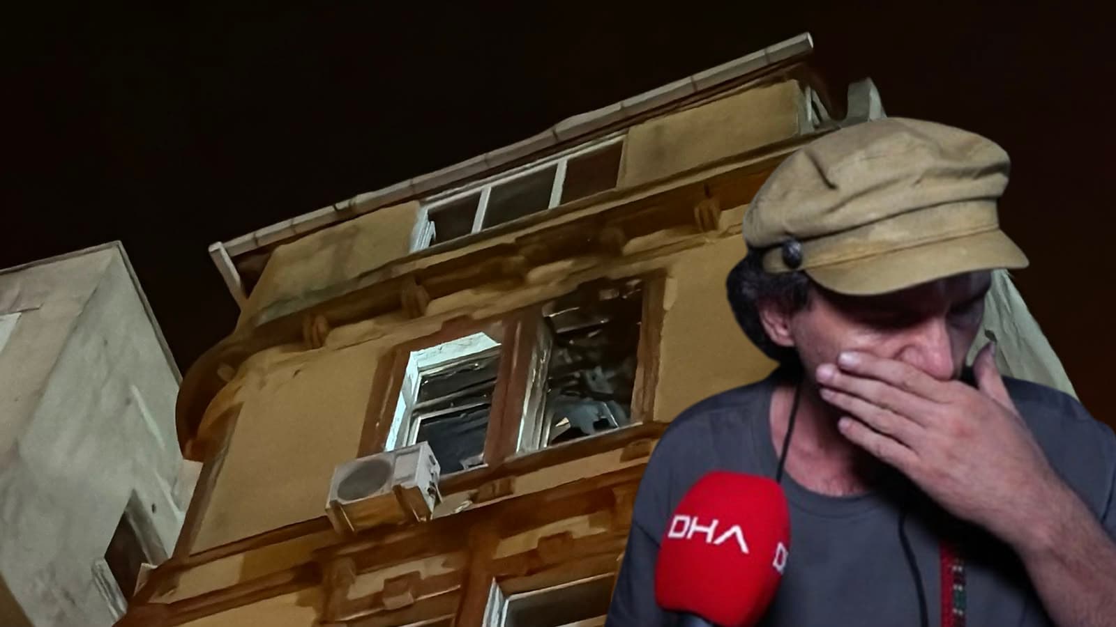 Havai fişek yangına neden oldu, ressamın tabloları yandı