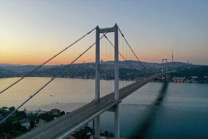 15 Temmuz Şehitler Köprüsü'nde dizi çekimi nedeniyle 3 gece trafiğe kapatılacak