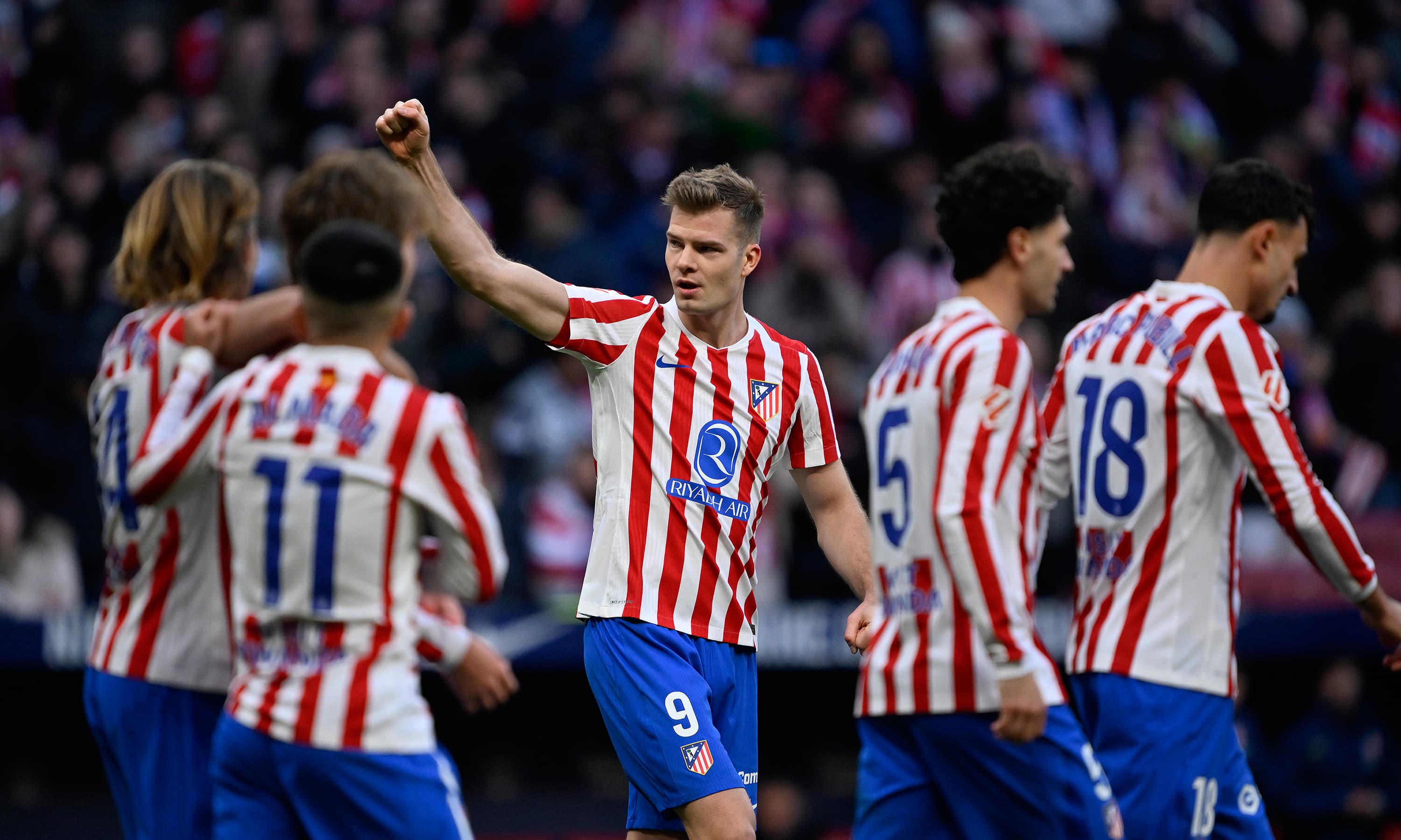 Galatasaray'ın rakibi Atletico Madrid, Sörloth'un golüyle kazandı