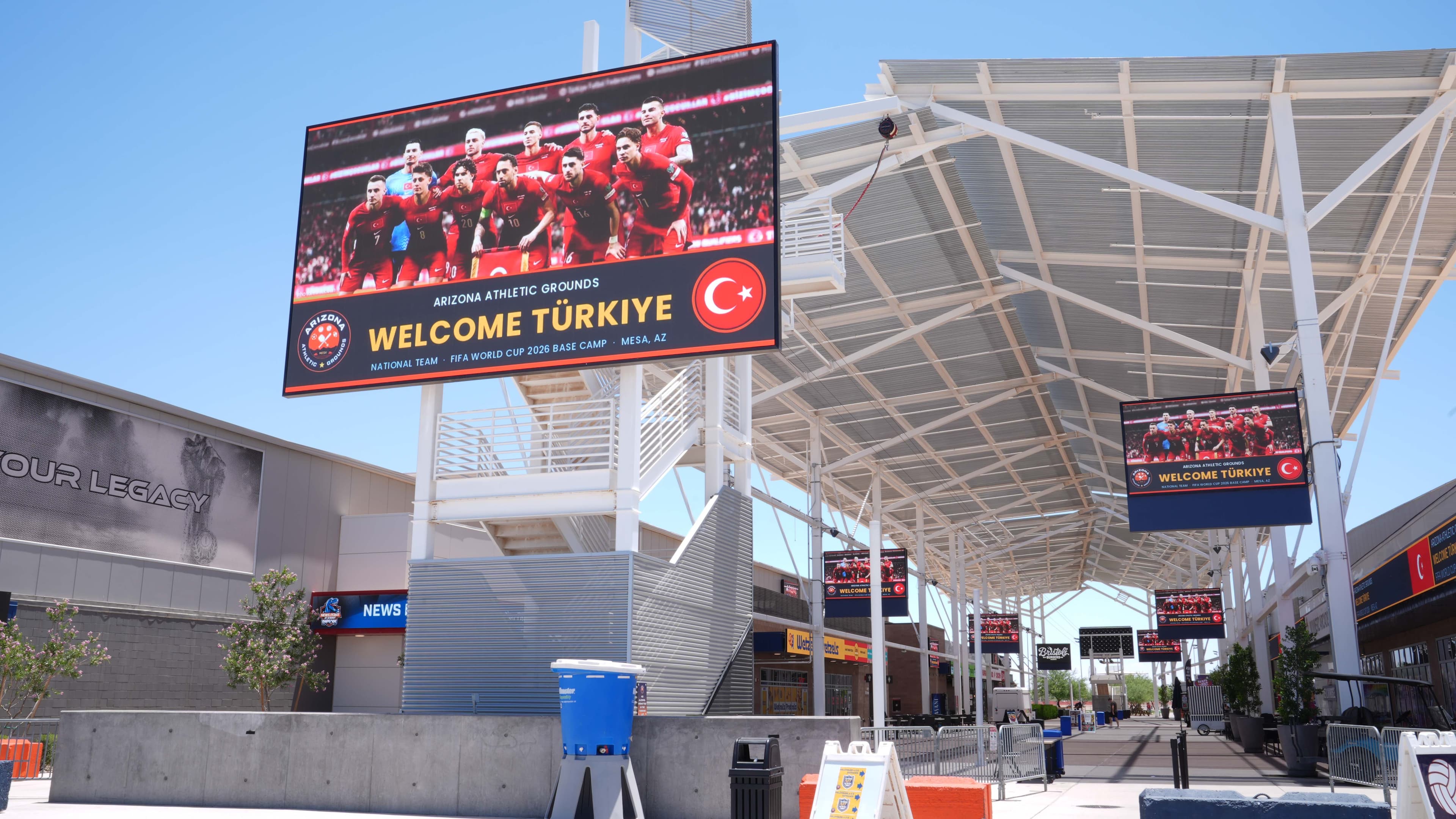 A Milli Futbol Takımı'nın Arizona'daki antrenman tesisleri hazırlandı