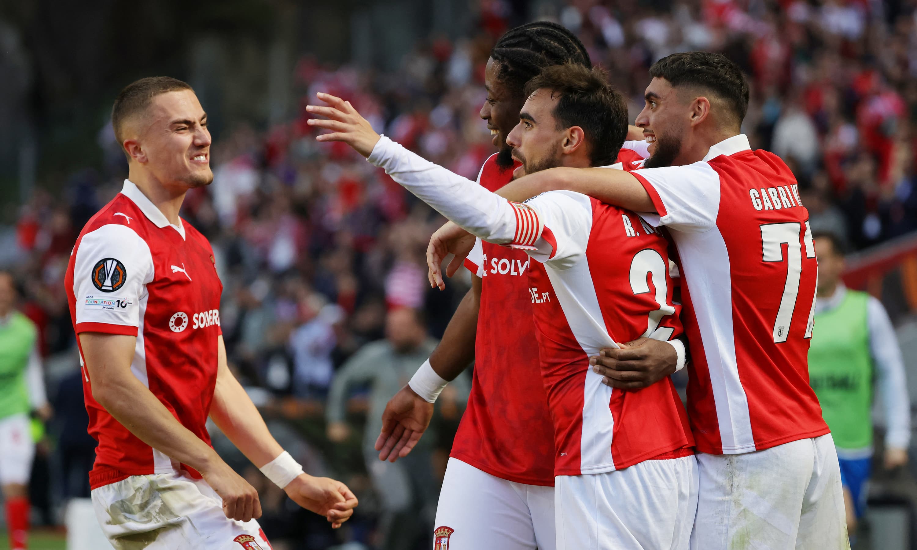 Braga rövanşta Ferencvaros'a şans tanımadı: 4 golle çeyrek finalde