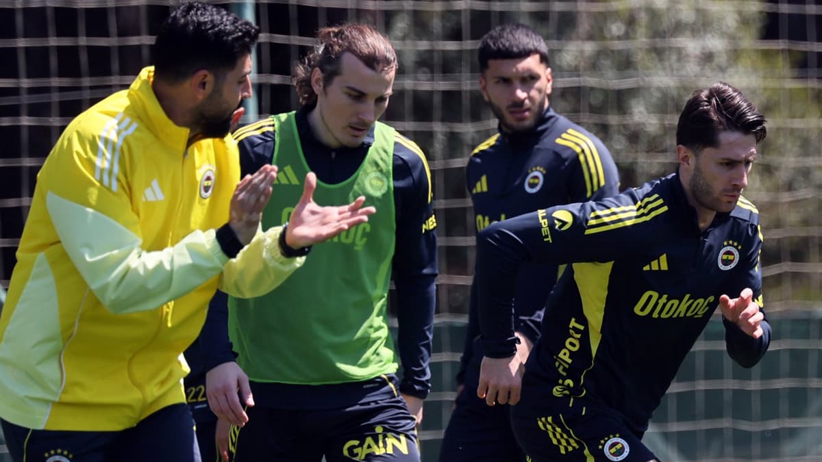 Fenerbahçe'de Konya mesaisi sürüyor: Antrenmandan notlar