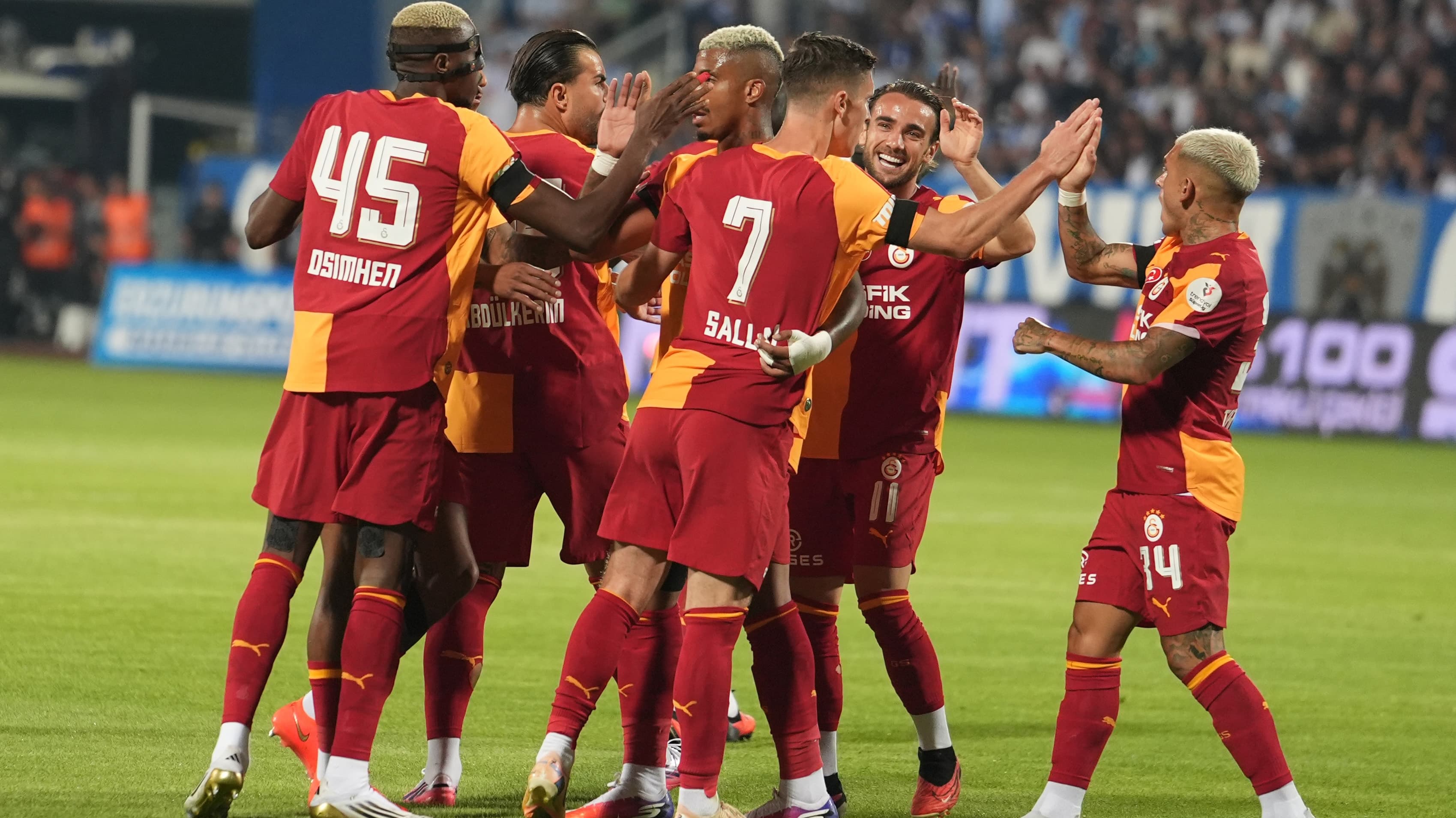 Galatasaray, Erzurumspor'u 4-0 mağlup etti: Osimhen etkileyici bir performans sergiledi