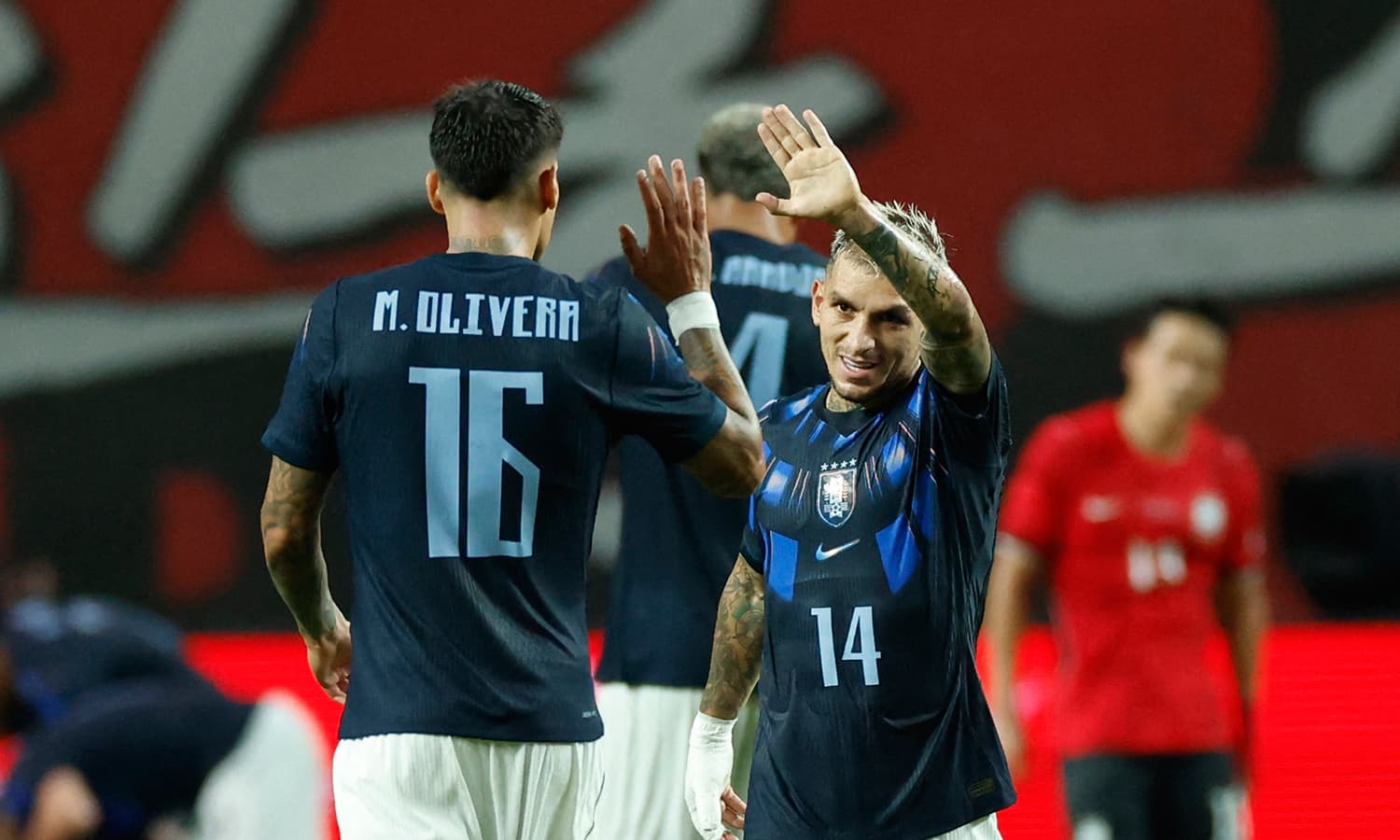 Uruguay, Güney Kore'yi 4-1 yenerek hazırlık maçında galip geldi