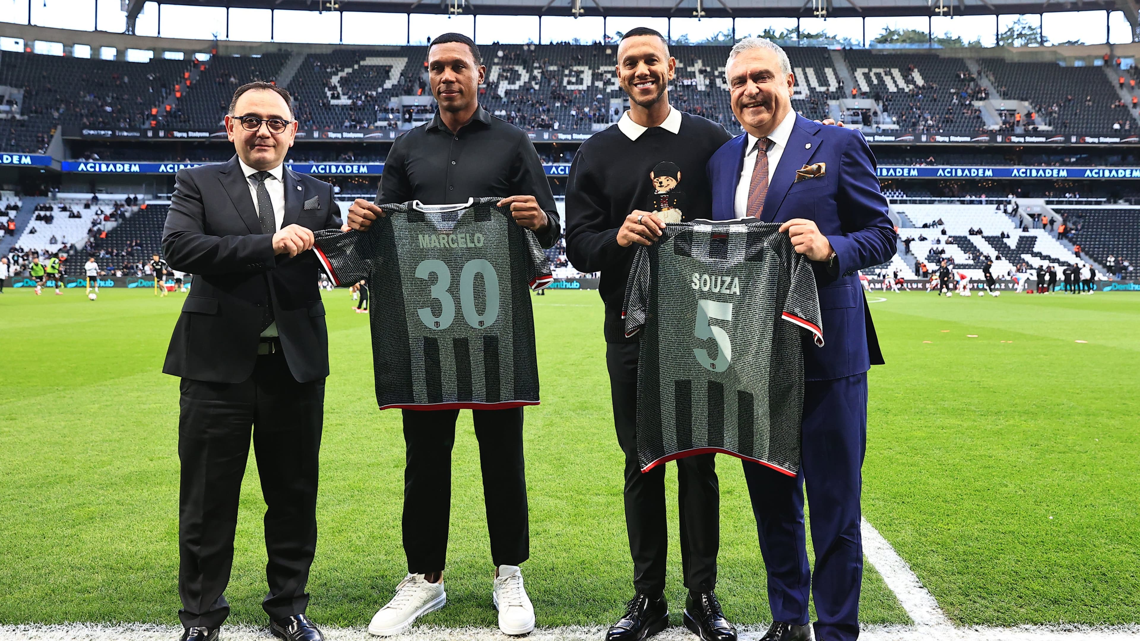 Marcelo ve Josef'ten Beşiktaş'a ziyaret
