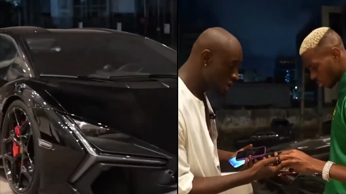Victor Osimhen'in lüks otomobil filosu olay oldu! Canlı yayında milyonlarca dolarlık koleksiyonunu sergiledi