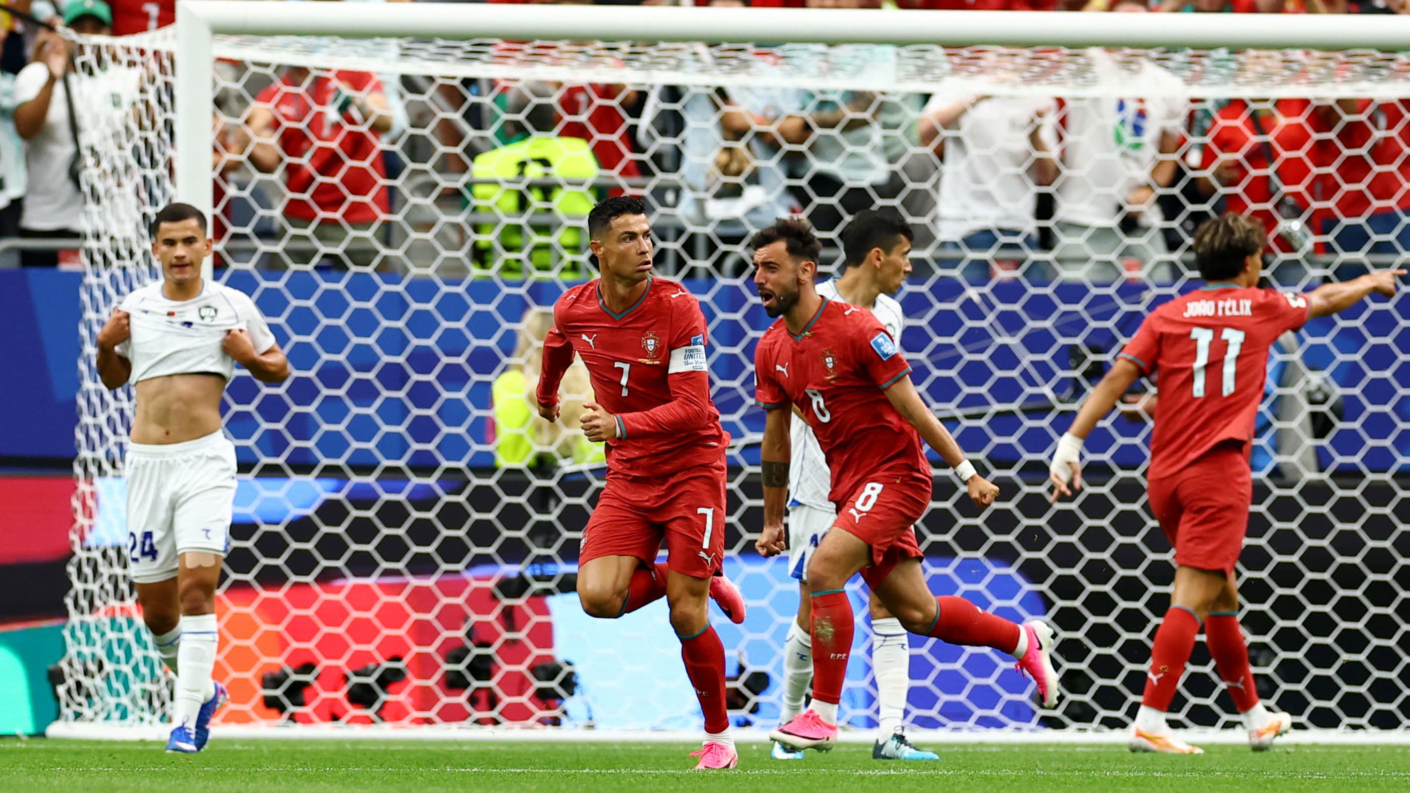 Portekiz, Özbekistan'ı 5-0 yenerek galip geldi