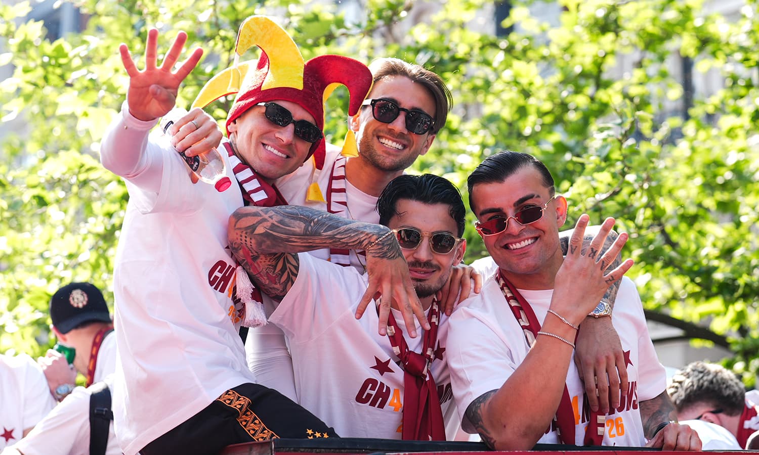 Lucas Torreira, Galatasaray'ın şampiyonluk kutlamalarında duygusal anlar yaşadı