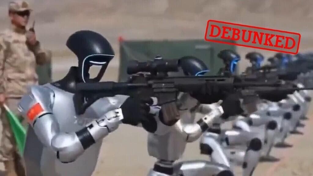 Is China training an army of robots? Nope, it’s an AI-generated video