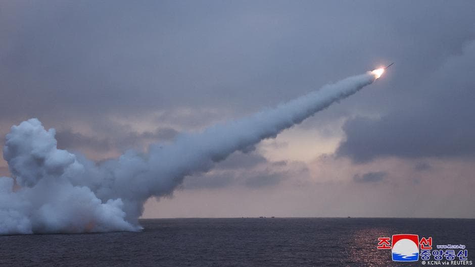 North Korea conducts submarine-launched cruise missile test, state media reports
