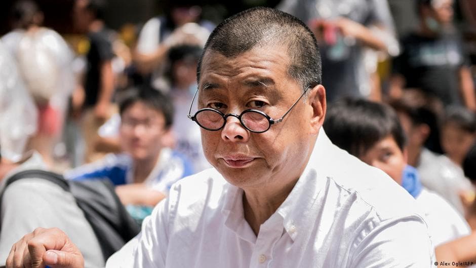 Hong Kong pro-democracy publisher Jimmy Lai honored by DW