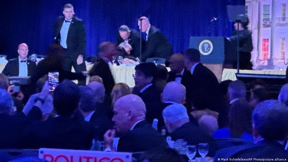 Trump evacuated from venue of correspondents' dinner