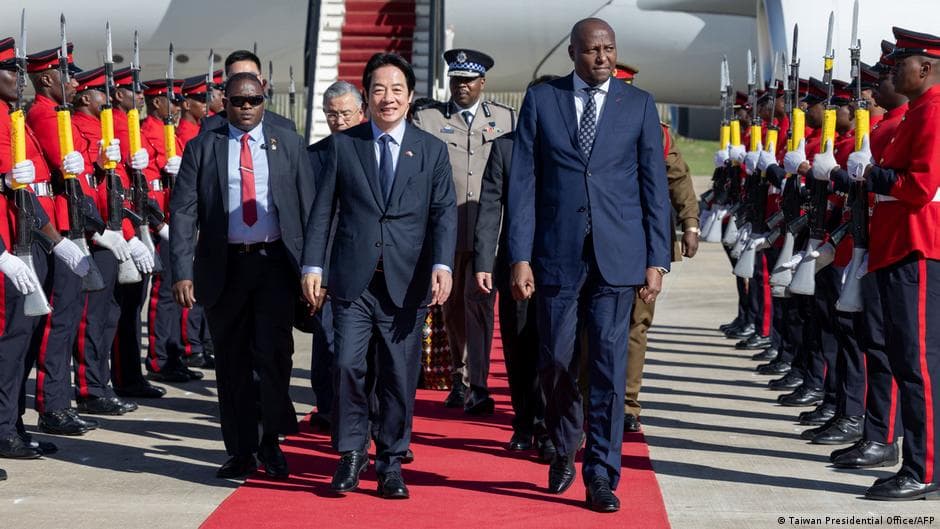 Taiwan's president visits Eswatini despite China's objection