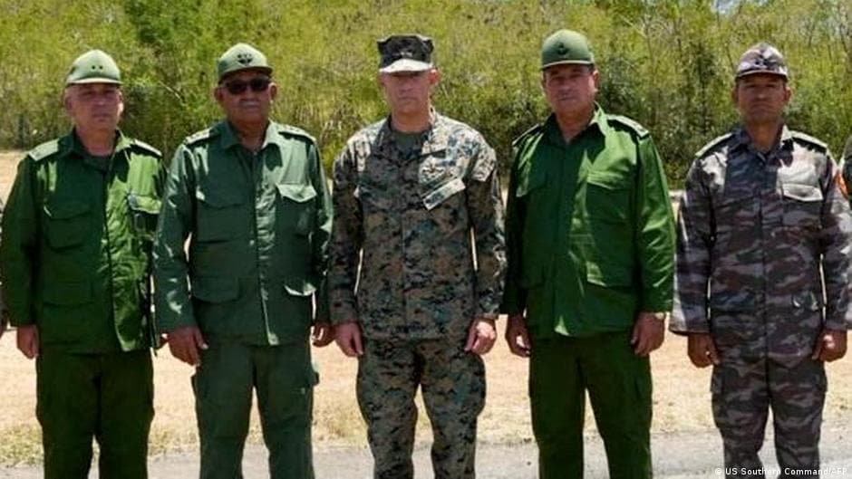 Senior US and Cuban generals hold rare meeting at Guantanamo Bay