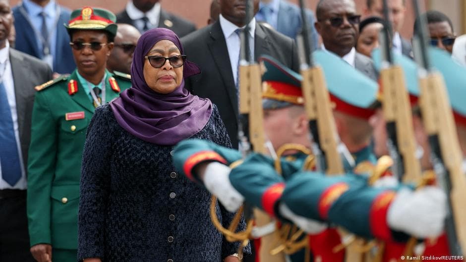 Tanzania's President Samia Suluhu Hassan Begins Three-Day Visit to Russia