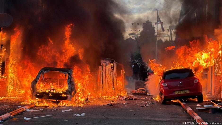 Riots Erupt in Belfast Following Stabbing Incident Involving Sudanese Refugee