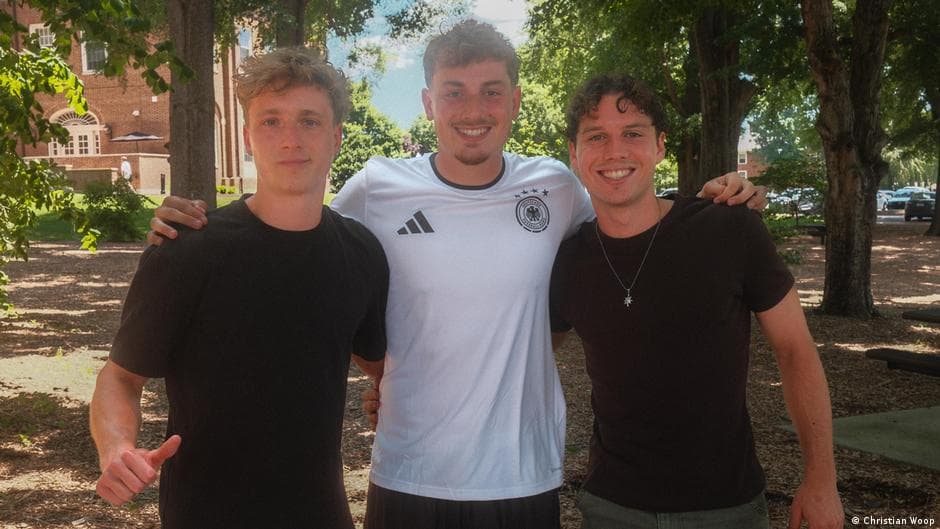 Young German Footballers Meet Their World Cup Heroes Ahead of Tournament
