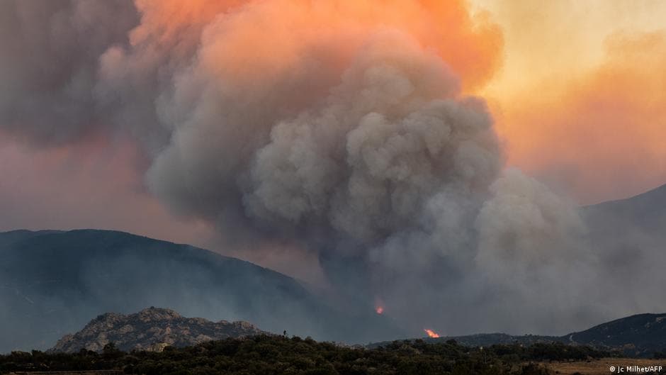 Firefighters Combat Widespread Wildfires in Southern Europe Amid Heat Waves
