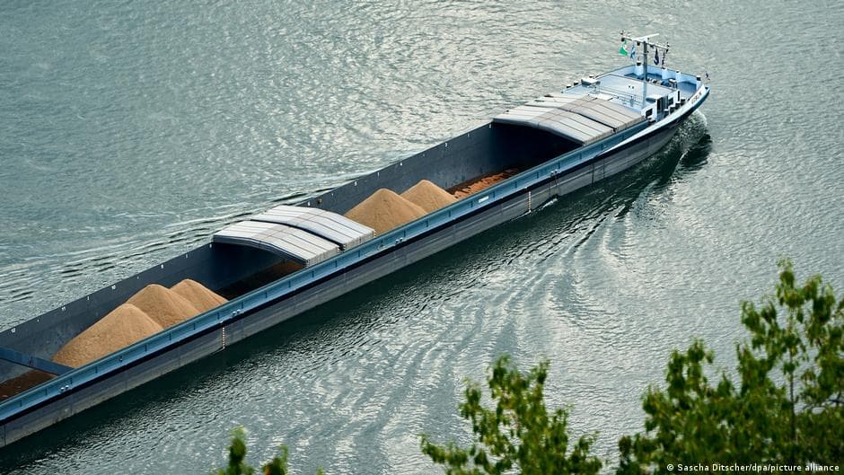 Germany Faces Economic Risks as Rhine River Levels Hit Record Lows